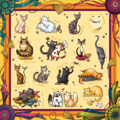 KittyScarf with Various Cat Breeds